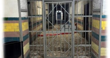 Відремонтований коридор в Дніпровській установі виконання покарань №4