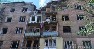Наслідки обстрілу Харкова