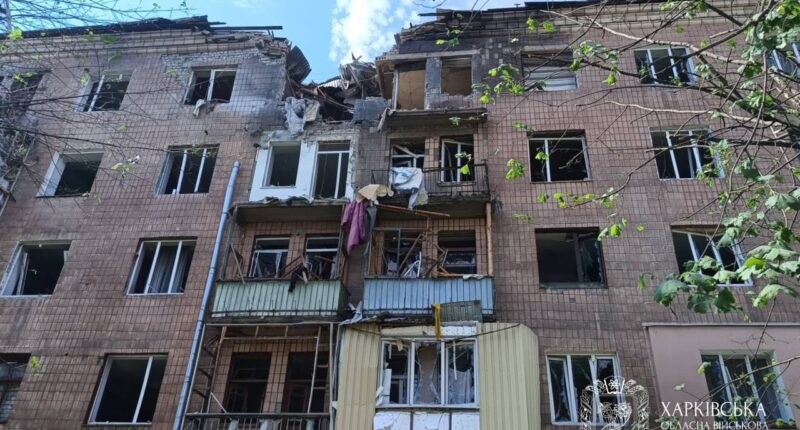 Наслідки обстрілу Харкова