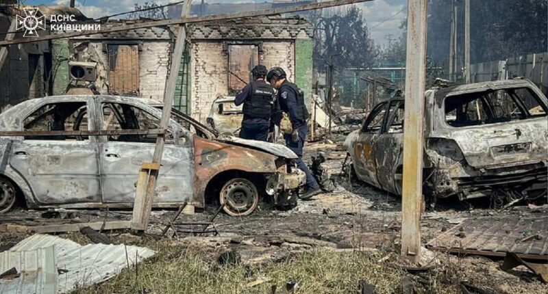 Наслідки вибухів на Київщині